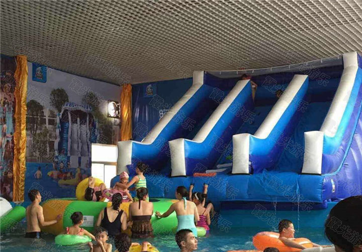 滁州充气滑梯游泳池